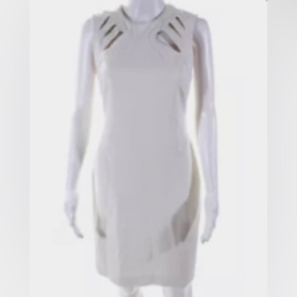 Diane Von Furstenberg White Midi Dress